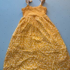 Diane Von Furstenberg Yellow Patterned Kids Dress